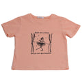 T-shirt Essa Bailarina Brilha Mais que Purpurina salmão